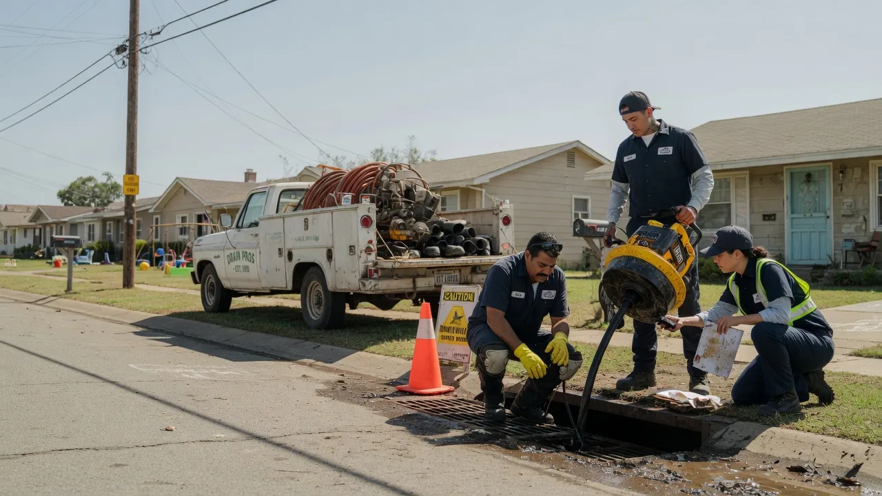 Drain Cleaning in Leesburg, TX near me